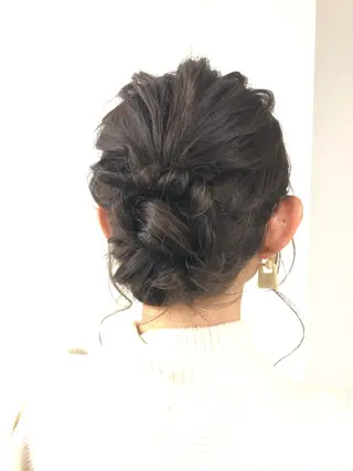 ヘアアレンジ こやま りほのヘアスタイル
