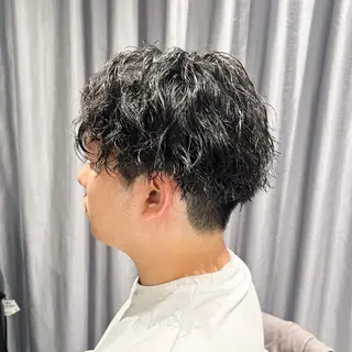 ショート パーマ 🫧透明感イルミナ カラー🫧三浦菜々子のヘアスタイル