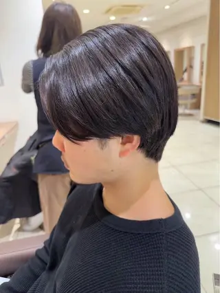 ショート パーマ メンズ メンズ毛流れ 縮毛特化/土屋丈のヘアスタイル