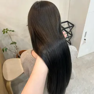 ロング MIDORI🎀 透明感/ベージュのヘアスタイル