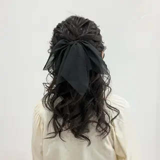 ロング ヘアアレンジ Mikazuki オーナーTeradaのマツエク・マツパデザイン