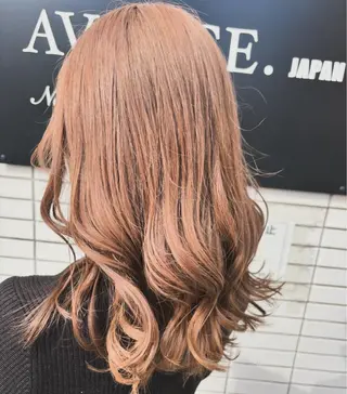ロング カラー 林 美月のヘアスタイル