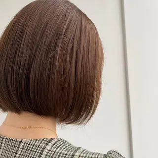 ショート カラー ヘアアレンジ あやめ【顔まわり/レ イヤー/柔らかカラ】のヘアスタイル