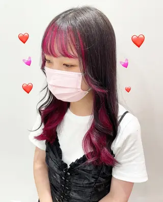ミディアム カラー 新宿駅近♡個室 ♡関口三都季🌜のヘアスタイル