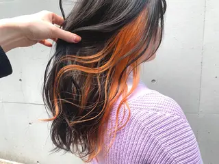 ロング カラー leben serikaのヘアスタイル
