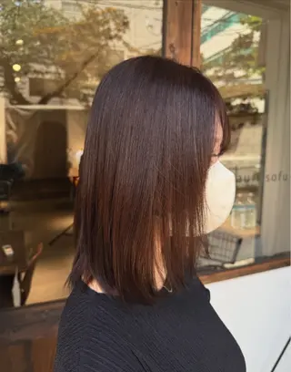 ミディアム カラー 森岡 涼汰のヘアスタイル