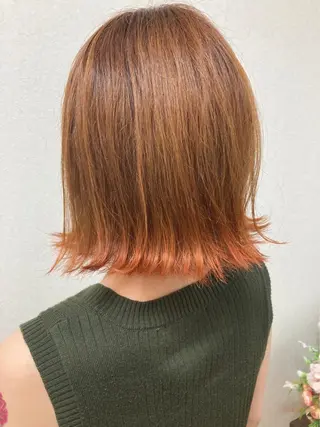 ミディアム カラー like みやびのヘアスタイル