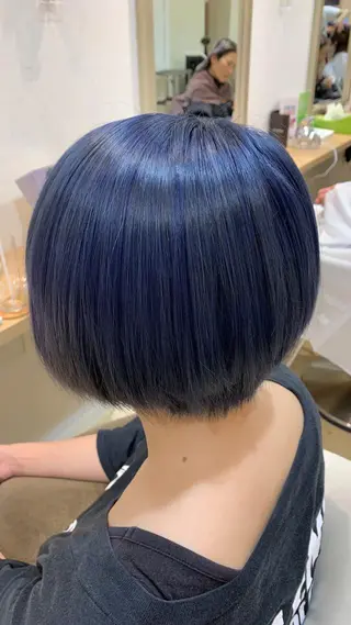 ショート カラー 💎髪質改善/縮毛 矯正💎メンズパーマのヘアスタイル