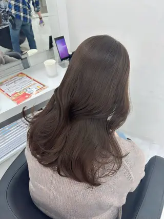 セミロング カラー 藍斗｜透明感カラー /レイヤーのヘアスタイル