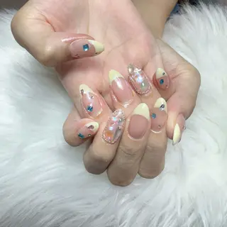 ネイル 🎀nana🫧 ワンホンネイル🎀のネイルデザイン