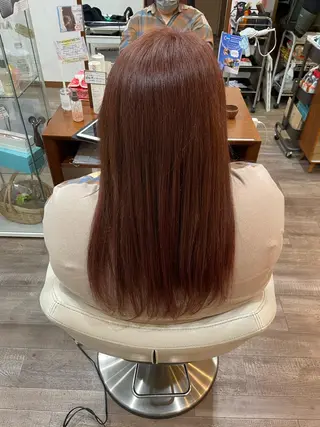 ロング カラー 山田 梓のヘアスタイル