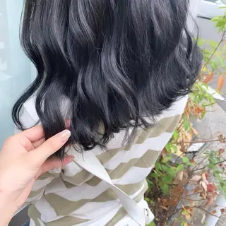 ミディアム カラー パーマ ヘアアレンジ 🩰透明感カラー♡ UTA🩰のヘアスタイル