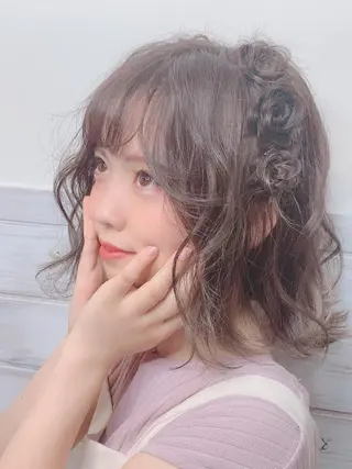 ショート ヘアアレンジ 櫛部洸貴/ 頭皮改善、髪質改善のヘアスタイル