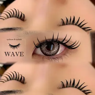 マツエク・マツパ brow&lash WAVEのマツエク・マツパデザイン
