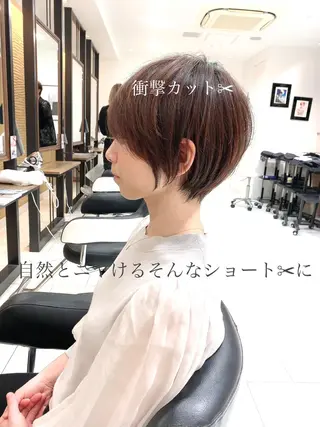 ショート 林 瑞起のヘアスタイル