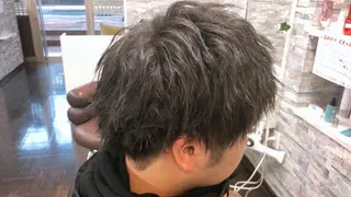 ショート パーマ メンズ 中司 優樹のヘアスタイル