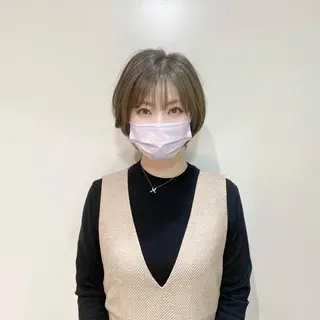 ショート パーソナルカラー lapiax阿部のヘアスタイル