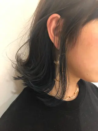 ミディアム カラー 盛れるレイヤーカット 得意🌹井上美沙のヘアスタイル