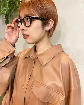 ショート なぎ🌿.∘[ボブ, ニュアンスカラー]のヘアスタイル