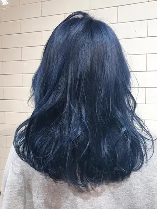 セミロング カラー 髪質改善⌇透明感 カラー⌇川上葵のヘアスタイル