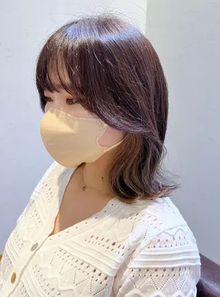 ミディアム カラー 韓国ヘア×髪質改善 /yoshikaのヘアスタイル