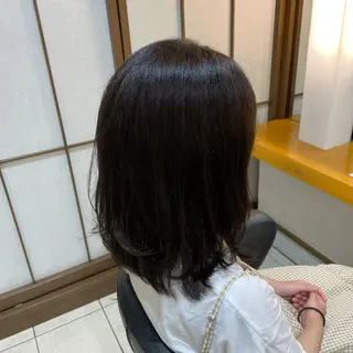 ミディアム カラー 髪質改善/艶髪/大竹 穂香🦉のヘアスタイル
