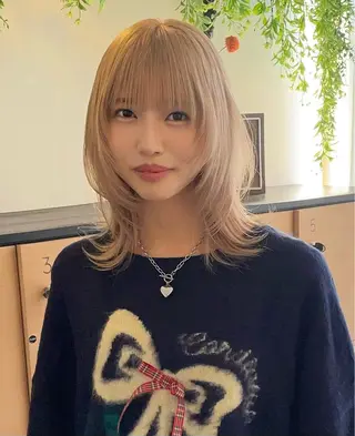 ミディアム モテるブラウンカラー の達人Tomoyaのヘアスタイル