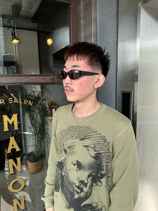 ショート メンズ 俵 知広のヘアスタイル