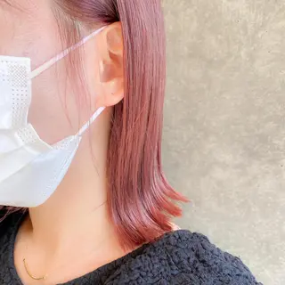 ミディアム カラー レイヤー暖色カラー 池袋Yamamotoのヘアスタイル