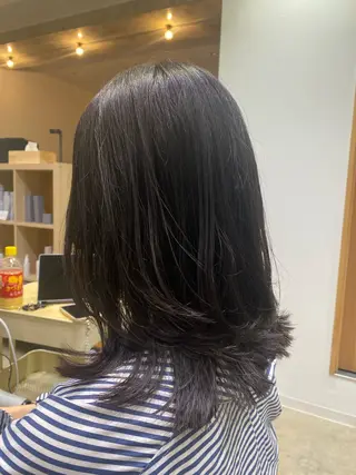 ミディアム fumi🪞血色感 アップ艶カラーのヘアスタイル