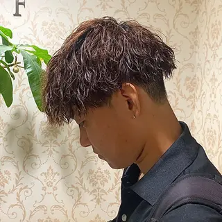 ショート パーマ メンズ メンズパーマ&メンズ 縮毛矯正/平野/渋谷のヘアスタイル