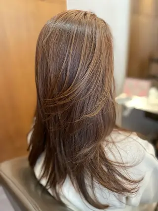 セミロング 上野 泰誠のヘアスタイル