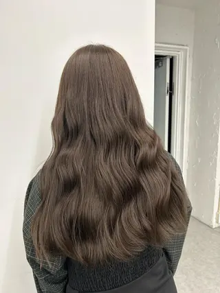 ロング カラー 愛結 暖色カラー🎀🩰のヘアスタイル