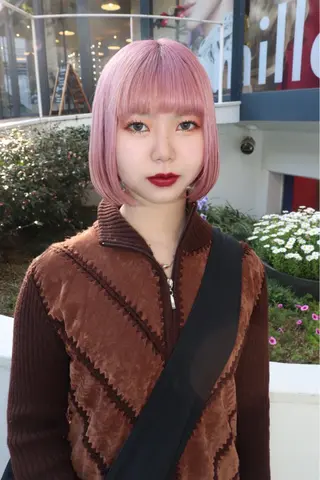 ショート カラー ヘアアレンジ @kyoniyy KYONIのヘアスタイル