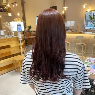 ロング カラー 大西 未来のヘアスタイル