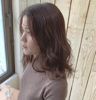 ミディアム カラー Topstylist HARUのヘアスタイル