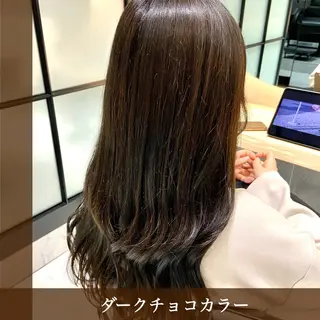 ロング カラー ツバサ 髪質改善のヘアスタイル
