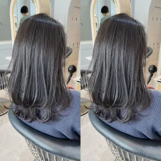 ミディアム カラー 佐々木 裕一のヘアスタイル