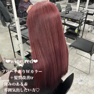 ミディアム カラー 💟RINNA 艶カラー💟のヘアスタイル