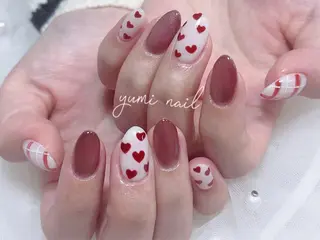 ネイル 𝐲𝐮𝐦𝐢🎀 長さ出しデザイン専門のネイルデザイン