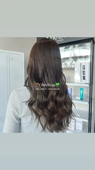 ロング カラー ヘアアレンジ 🩰‎暖色特化 / 𝐒𝐚𝐤𝐢🤎のヘアスタイル