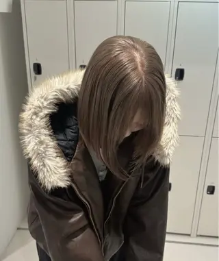 ショート カラー REINA☁️透明感 カラー/ぷつっと♡のヘアスタイル