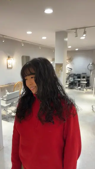 ロング パーマ yu- naのヘアスタイル