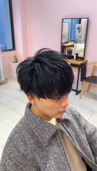 ショート メンズ 山口 琢也のヘアスタイル