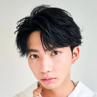 パーマ メンズ 【メンズ特化⚡️】 曲がる矯正/千原涼麻のヘアスタイル