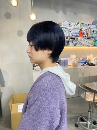 ショート カラー メンズ 前橋 姫奈のヘアスタイル