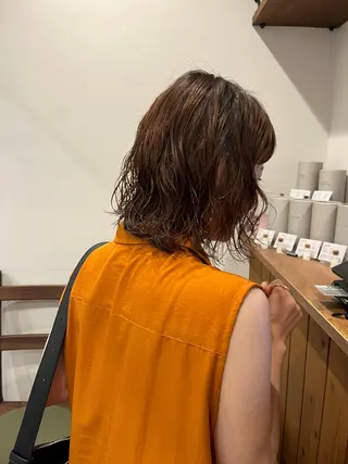 ミディアム パーマ rimi/ショート /透明感カラーのヘアスタイル