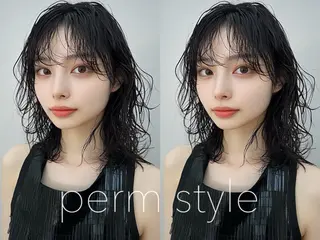 ミディアム mua 鳳のヘアスタイル