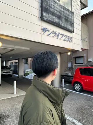 ショート カラー メンズ enrichミヤモト ヒロヤのヘアスタイル