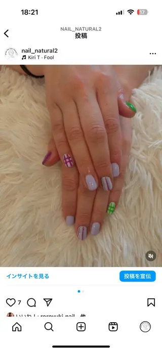 ネイル Nail salon Natulalのネイルデザイン